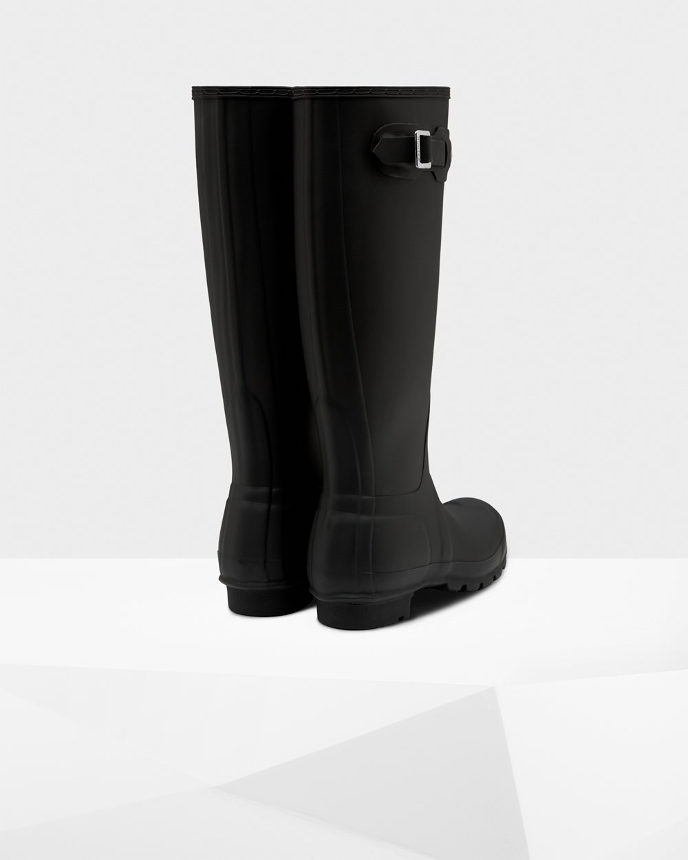 Womens Tall Rain Boots - Hunter Original (57GZEWUTD) - Black